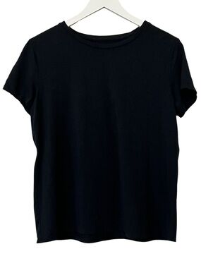 State of Day Intimates, Plain Short Sleeve Soft T-Shirt, Color Black Size Medium